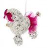 Hanging Poodle Figurine, 10×11.5×5.5 cm