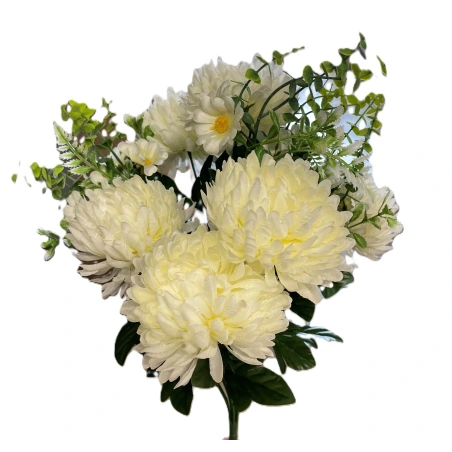 Artificial Chrysanthemum Bouquet, 55 cm