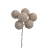 Decorative balls, Ø 2.5×11 cm, 1p. - 6 pcs.