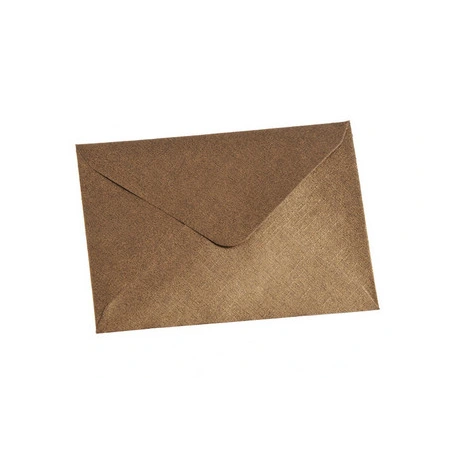 Envelopes 80× 110 mm, 1 pack - 10pcs, brown