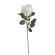Artificial rose, 58 cm, white