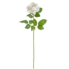 Artificial rose, 51 cm, white