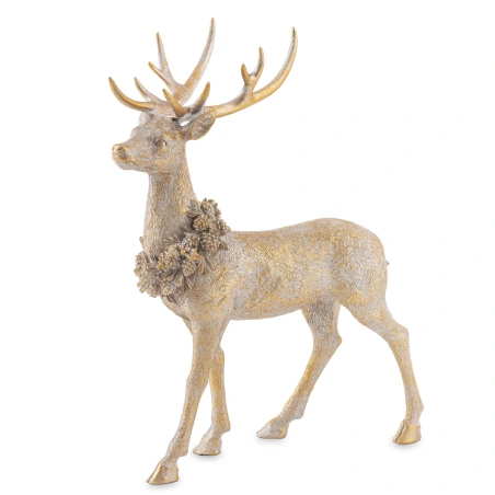 Reindeer Figurine, 40×30×14 cm
