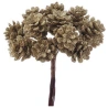 Pine cones (12 pcs.) on 10 cm wire