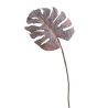 Monstera leaf, 92 cm, brown shades