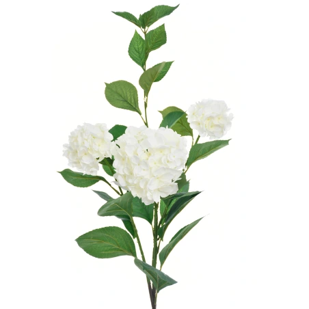 Artificial Hydrangea, 92 cm, White