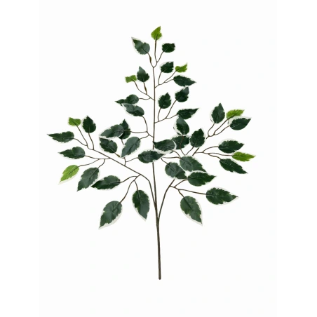 Artificial Ficus Leaf Branch, 62 cm