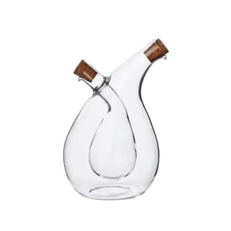 Pudele olīveļļai, 350 ml, etiķim, 75 ml, 10 × 10 × 16 cm