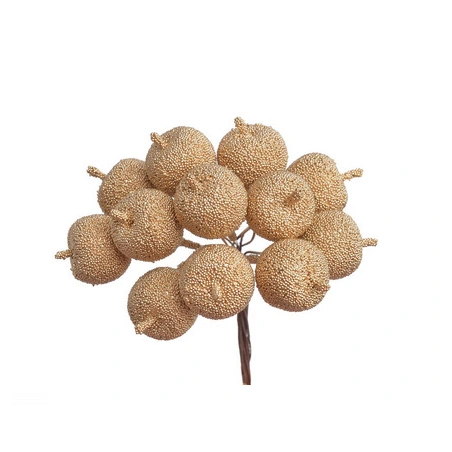 Candied Apples, Golden Color, 1 bunch - 12 pcs.