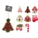 HANGING DECO XMAS FIGURE BEADS