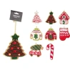 HANGING DECO XMAS FIGURE BEADS