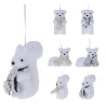 SNOW ANIMAL 11X7CM 6ASS