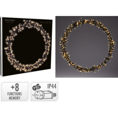 LED žiedas, 58 cm, 500 LED