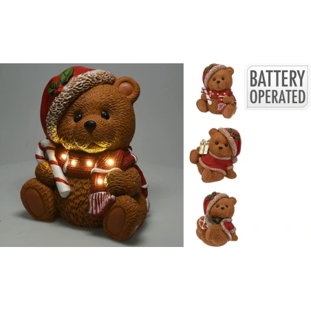 LED rotaļu lācītis, 29 cm
