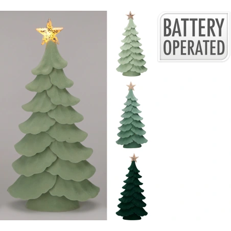 CHRISTMASTREE 290MM 3ASS CLR