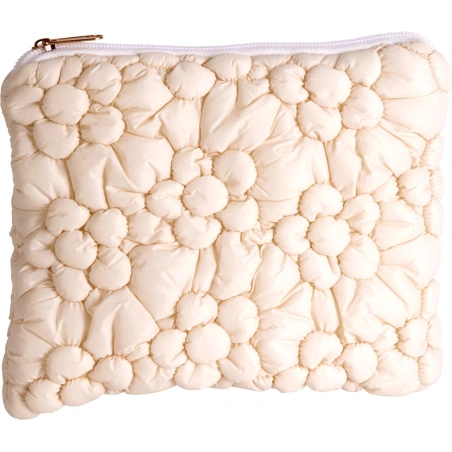 POUCH BAG NYLON 21CM WHITE