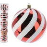XMAS BALL SET 10CM 5PCS