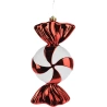 XMAS BALL CANDY SMALL 30CM RED