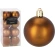 XMASBALL 5CM SET16 BROWN