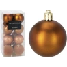 XMASBALL 5CM SET16 BROWN