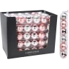 XMAS BALL SET 6X70MM PINK