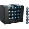 Christmas Tree Toys, 70 mm, Blue Color, 1 pack - 6 pcs.