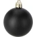 Christmas Tree Toys, 6 cm, Black Color, 1 set - 16 pcs.