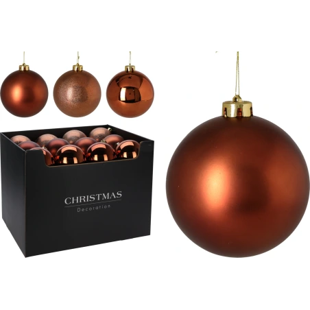 Eglutės žaisliukas, rudos spalvos, 12 cm