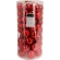 Christmas Tree Toys, Red Color, 1 set - 100 pcs.