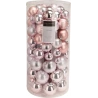 Christmas Tree Toys, Pink, 1 set - 100 pcs.