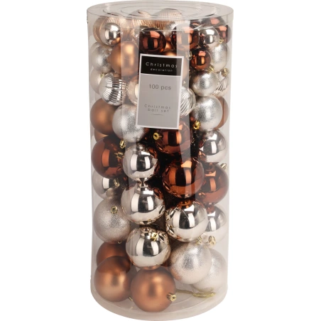 Christmas Tree Toys, Various Colors, 1 set - 100 pcs.