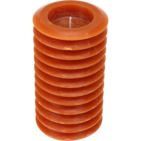 Candle, 75×75×140 mm, Orange Color