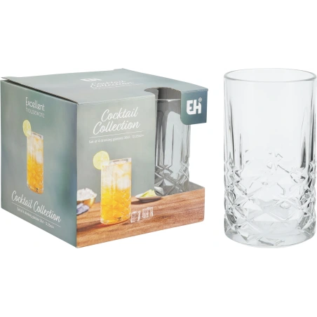 Set of Drinking Glasses 360 ml, 4 pcs.