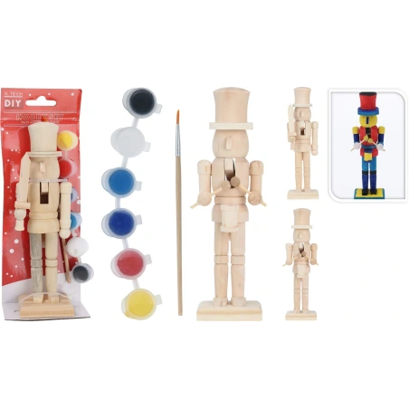 NUTCRACKER DIY PAINT SET 18CM