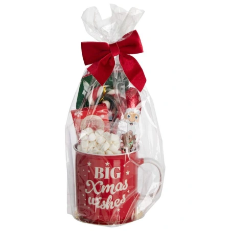 Christmas Cup with Sweets, Red Color