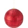 XMAS BALL 150MM GLITTER RED