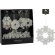 WREATH HANGINGDECO SILVER 12CM