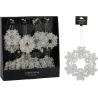 WREATH HANGINGDECO SILVER 12CM