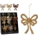 BOW HANGINGDECO 13CM 3ASS CLR