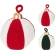 CUSHION XMAS BALL 23CM 2ASS CL