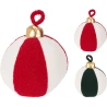 CUSHION XMAS BALL 23CM 2ASS CL