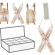 HANGING DECO SKI SLEIGH 4ASS, 13 cm