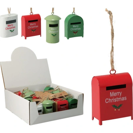 HANGING DECO MAILBOX 4ASS D, 6-7 cm