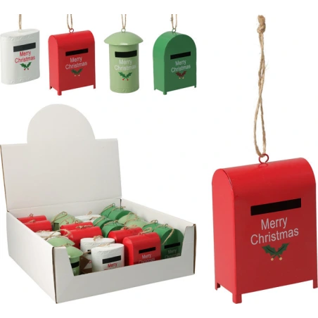 HANGING DECO MAILBOX 4ASS D, 8-9 cm