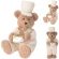 BEAR FIGURE 41CM BROWN 2ASS D
