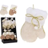 MITTEN HANGING DECO 13CM 2ASS