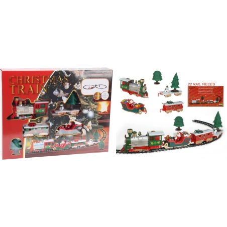 CHRISTMAS TRAIN SET 22PCS