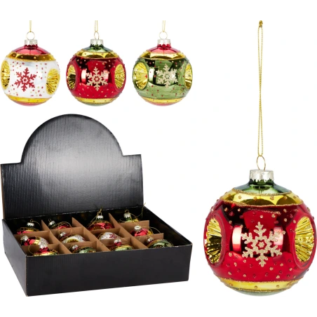 Kalėdinis kamuolys, d 80 mm