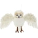 OWL HANGING DECO 20CM WHITE