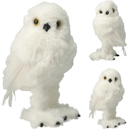 OWL STANDING 24CM WHITE 2ASS
